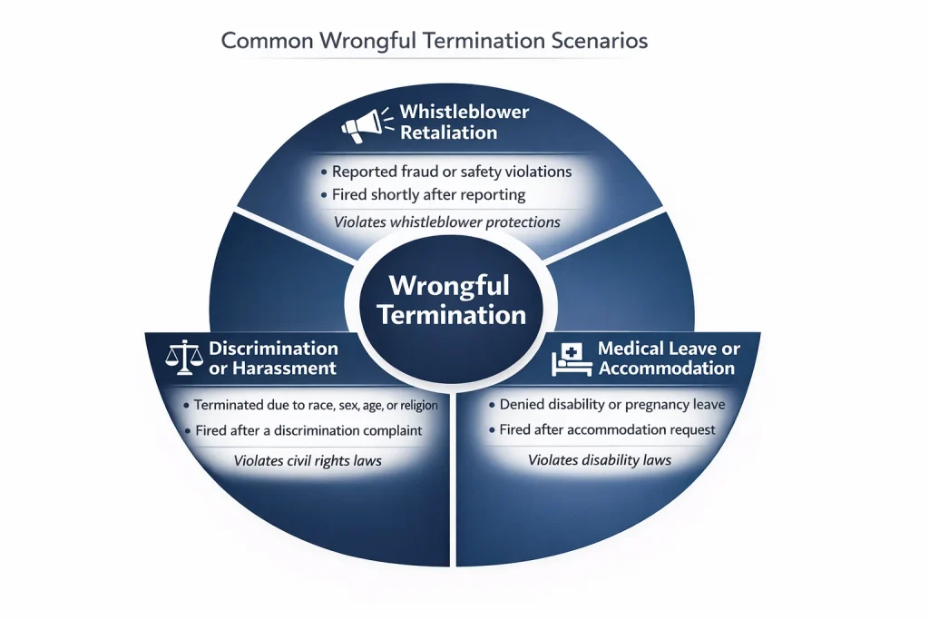 Common Scenarios for Wrongful Termination